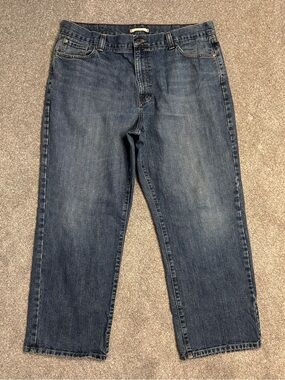 L.L. Bean Straight-Leg Indigo Jeans ~ 38/29